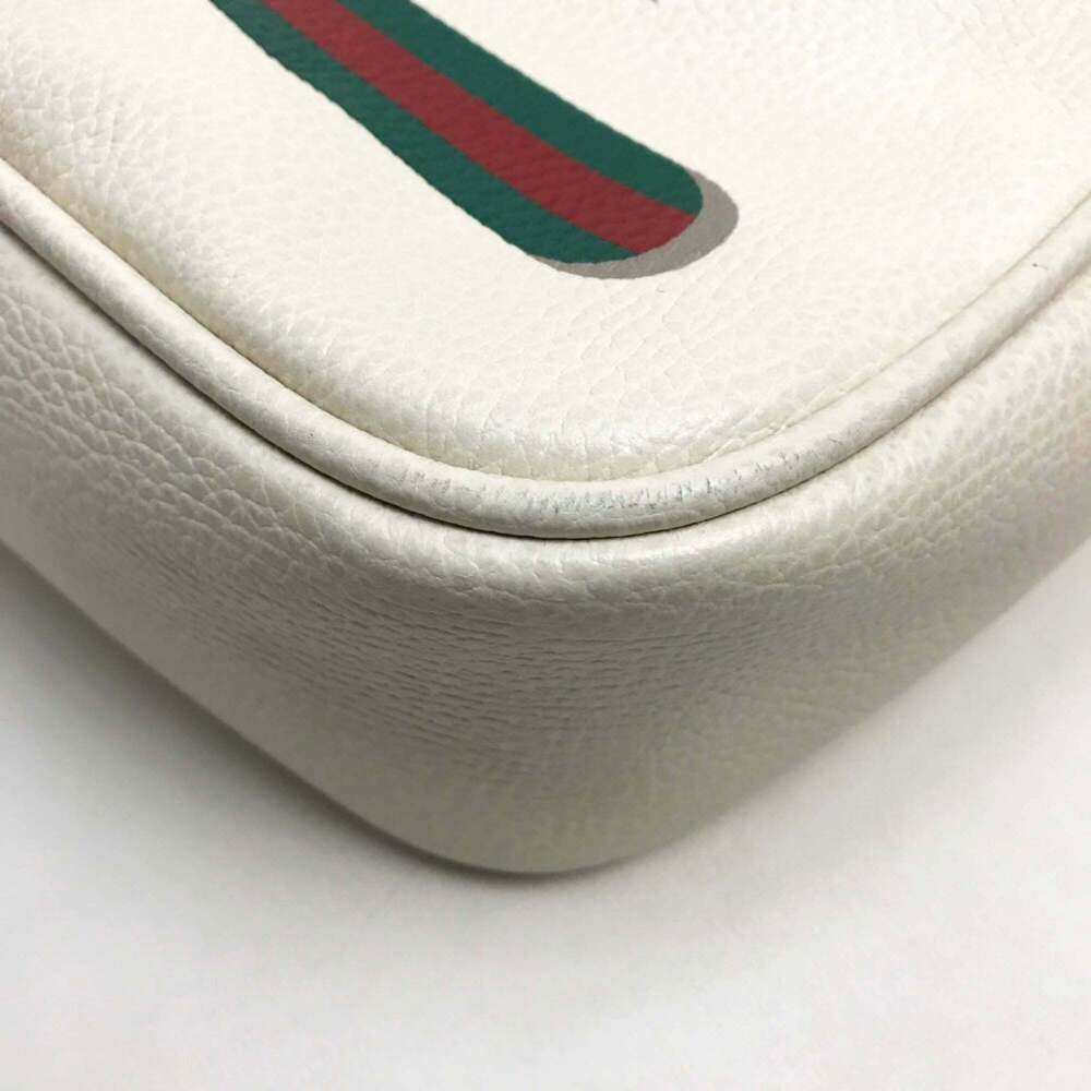 GUCCI Authentic White Messenger Shoulder Bag - Picture 5 of 13